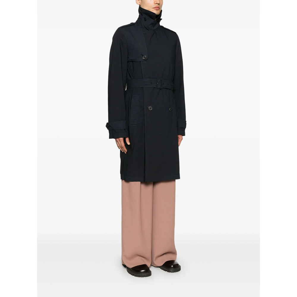 Dries Van Noten Coats - Blue | c8f91d61e39d309d9619e5ae460b74bfd3fe21fc