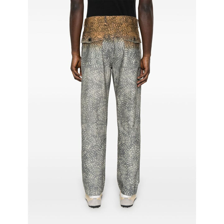Dries Van Noten Pants - Gray, Brown | d7200f832deccb6bbad9c527afcd29f858ca5b65