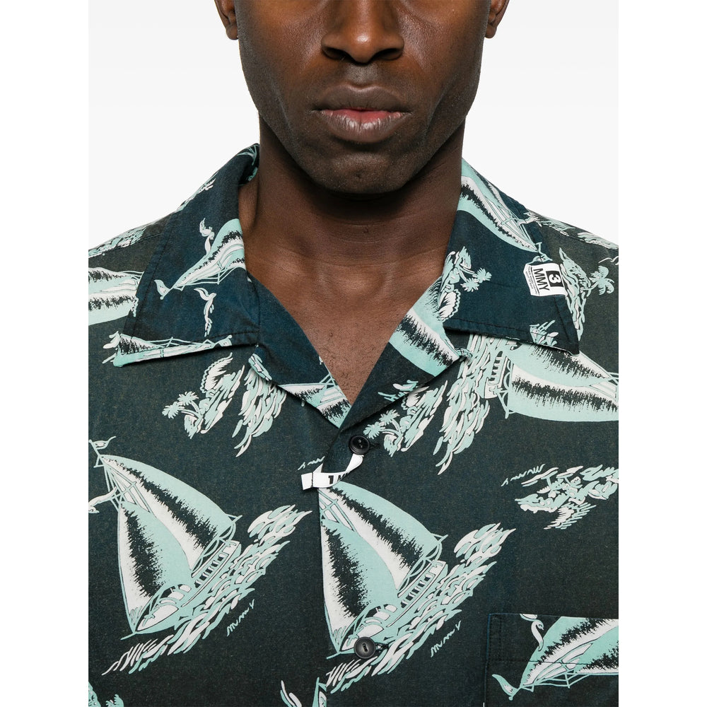 Maison Mihara Yasuhiro Shirts - Black, Blue | c6dd0ef7c8c597498779feb9550621def5deeb2e