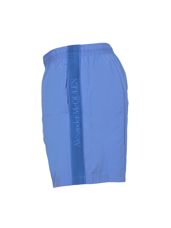 Alexander McQueen Swimwears - White, Light Blue | Wanan Luxury