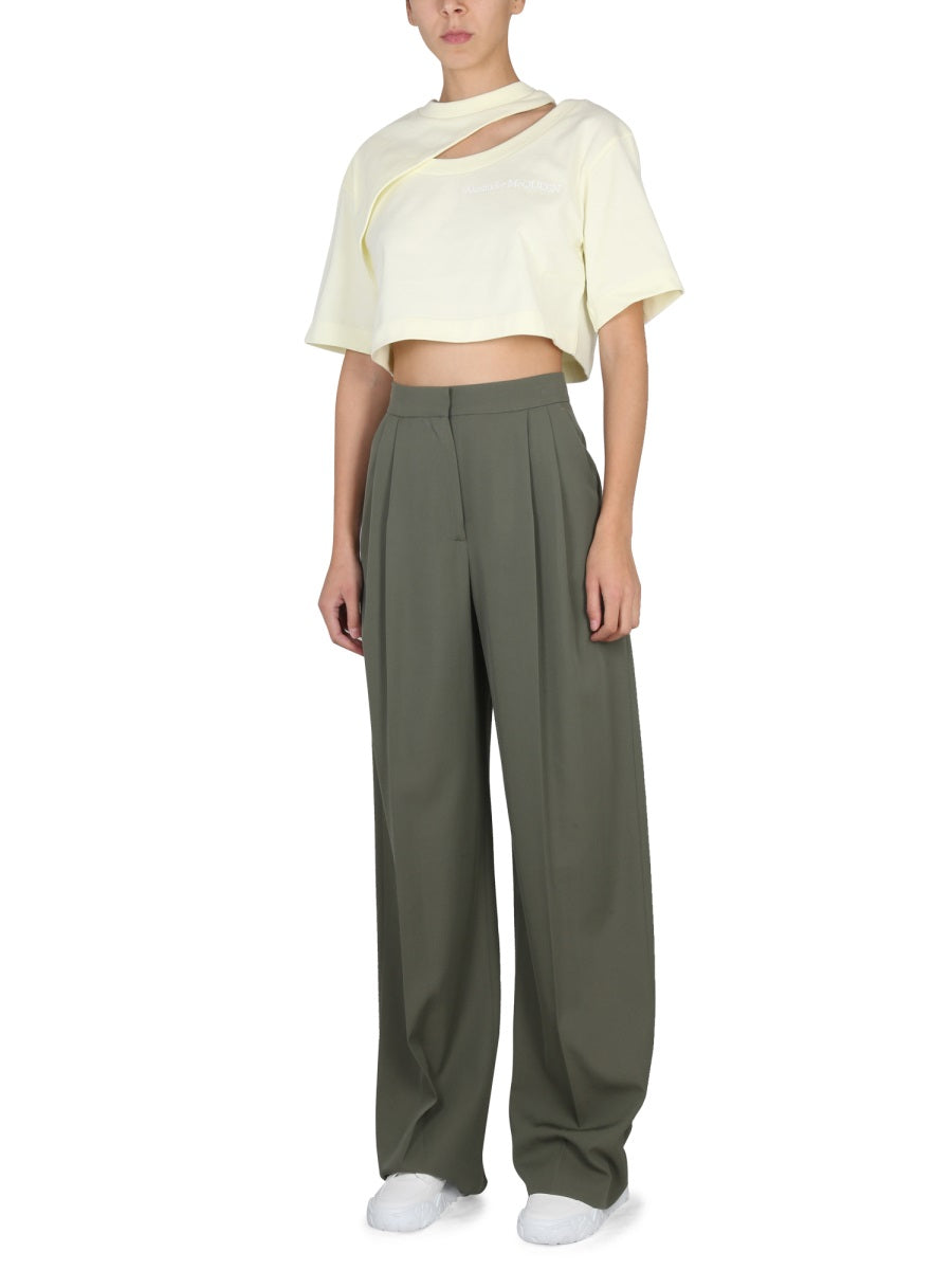 Alexander McQueen Pants - Green | Wanan Luxury