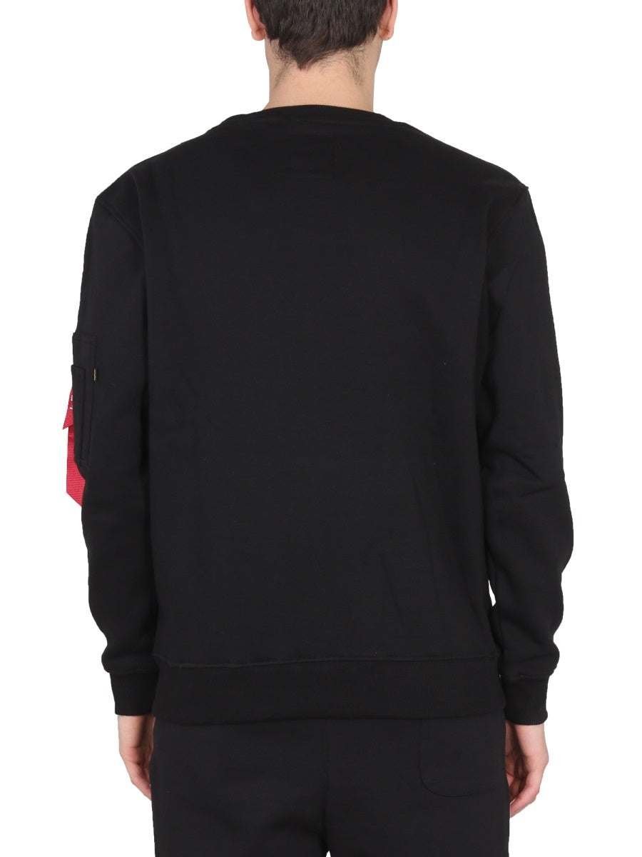 Alpha Industries Sweatshirts - Black | Wanan Luxury