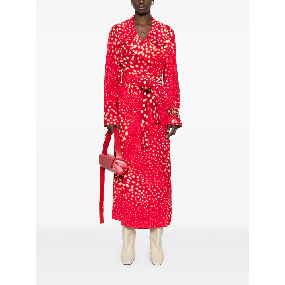 Dries Van Noten Coats - Red, Neutral | a164d15f133fe6e34c26fdf8a59f8a163b5bae78