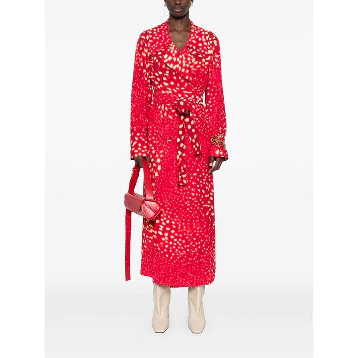 Dries Van Noten Coats - Red, Neutral | a164d15f133fe6e34c26fdf8a59f8a163b5bae78