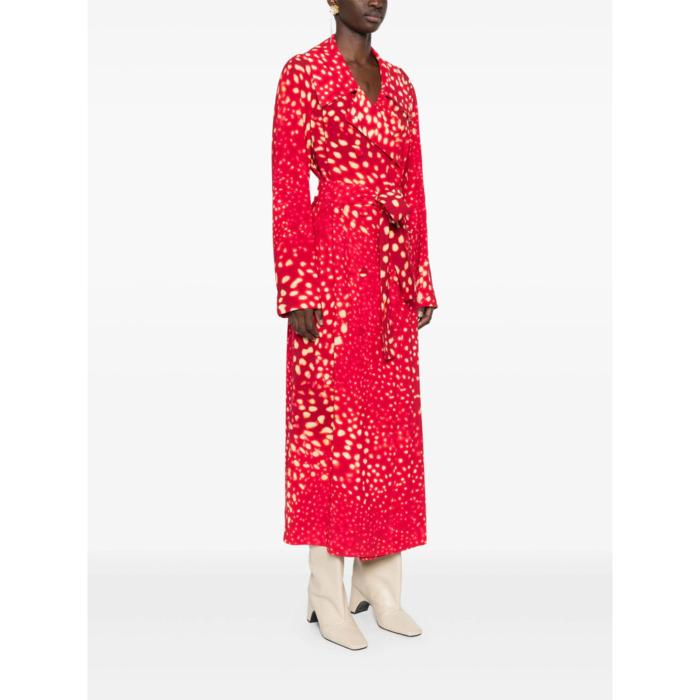 Dries Van Noten Coats - Red, Neutral | f0e88360f87c68627a3444568dc7c365020c7a6c