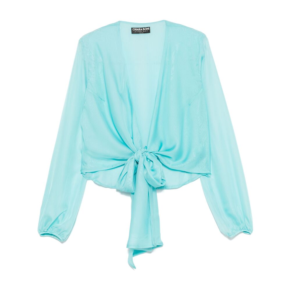 Chiara Boni Shirts - Blue | b04526fa493273f2cdf27e89051f53c51dcd93e2