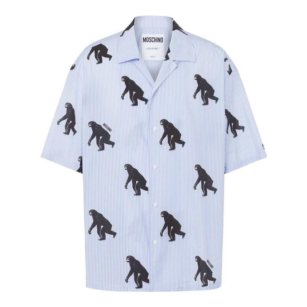 Moschino Shirts - Blue, White | 451f4a5effb55958c4597acc3d203896367d569b