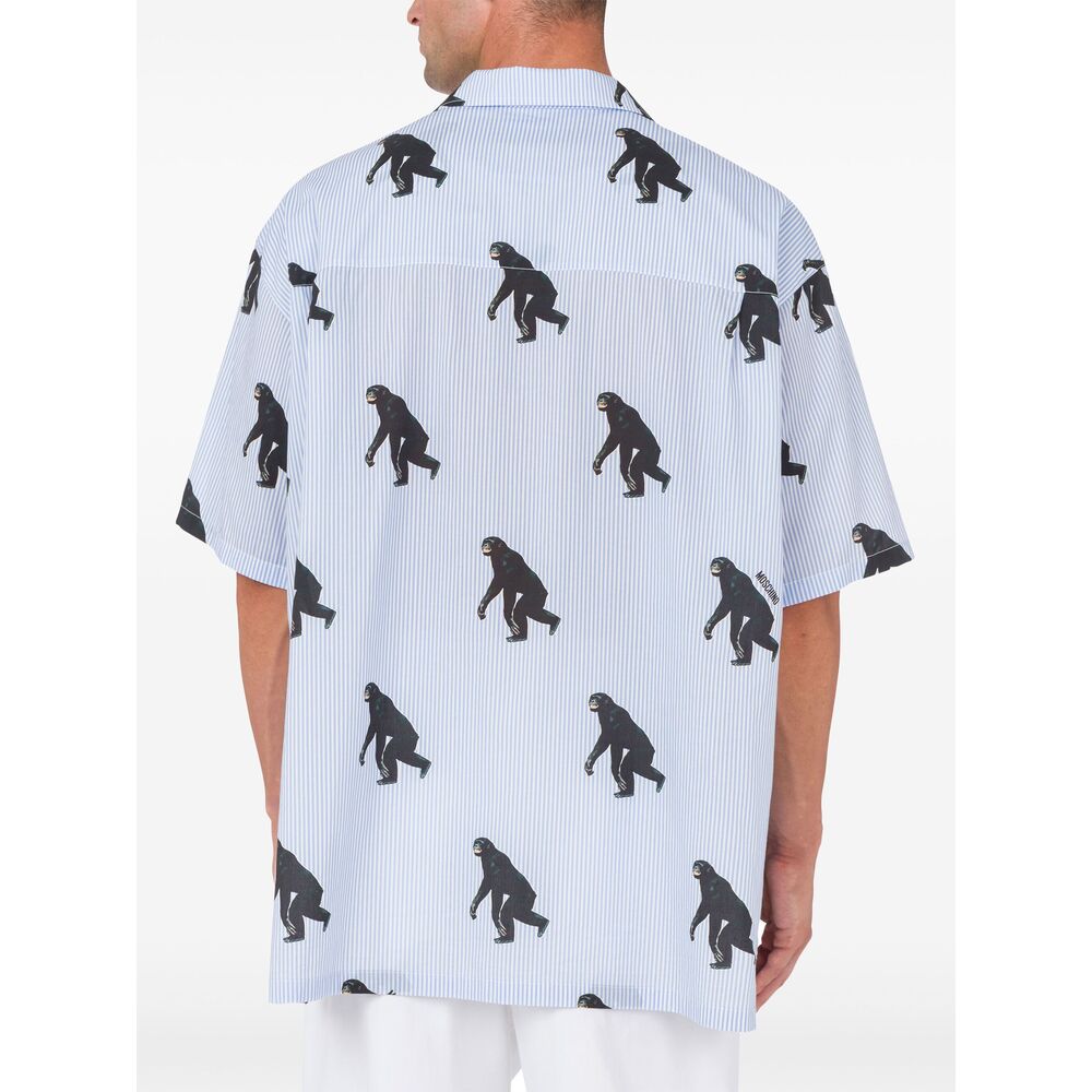 Moschino Shirts - Blue, White | 0efeb6f8627a1acc6a55391d0f28fbcb2adaa5a2