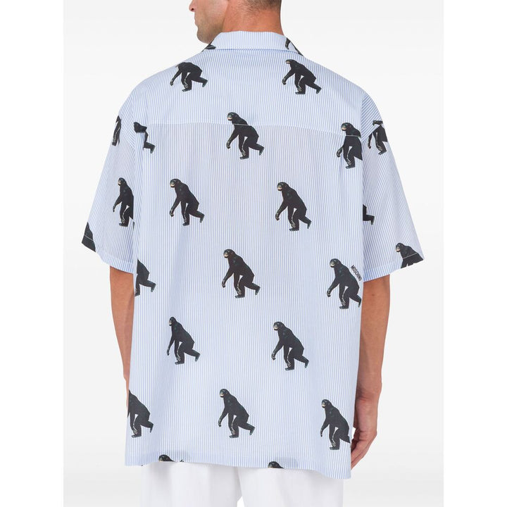 Moschino Shirts - Blue, White | 0efeb6f8627a1acc6a55391d0f28fbcb2adaa5a2