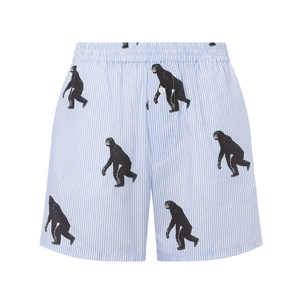 Moschino Pants - Blue, White | 703f8ef23c928c95628838659102be6da43d7a90