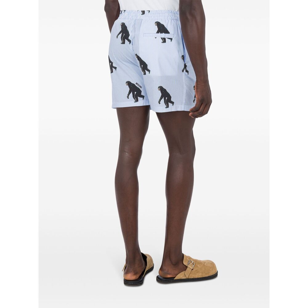 Moschino Pants - Blue, White | c8b923879c52c496e0ddff774b59ee39437821e4