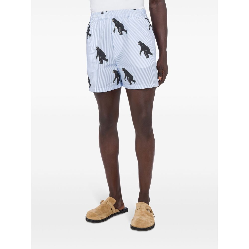 Moschino Pants - Blue, White | 75da2f13e18d766090417f6b71dfd375d682efdd