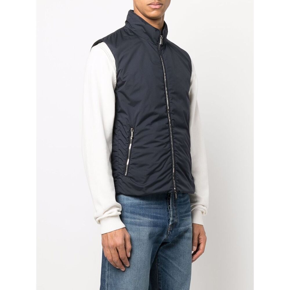 Moorer Outwear Waistcoats - Blue | f11f9cb7b1d0917976d6db38fcecc82e58f6a199