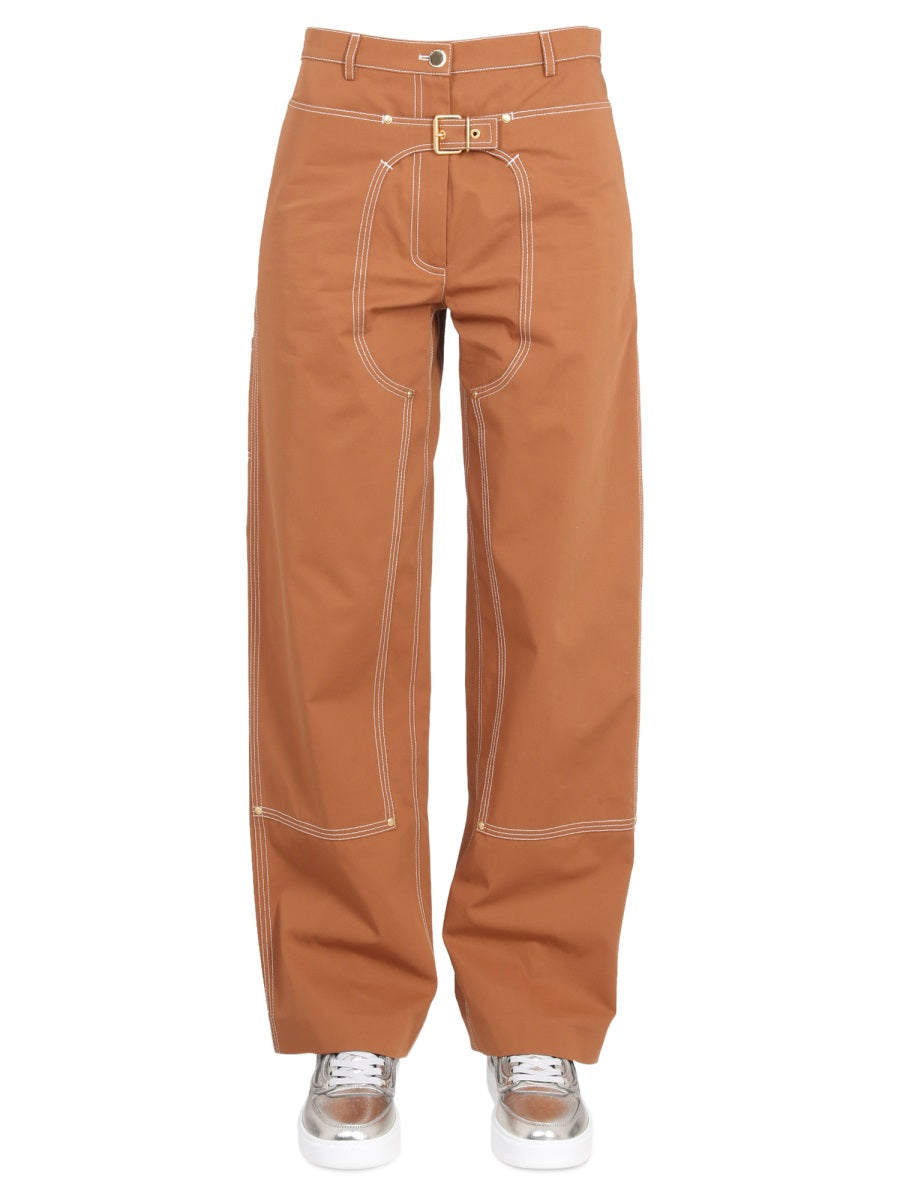 Stella Mccartney Pants - Brown | cd6093f20935f29af5fe00cb4f259d034782f22c