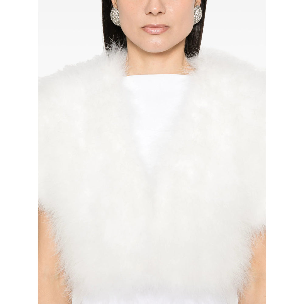 Yves Salomon Capes - White | 12a3b29aa4c94396f9d63804320548a749cf1542