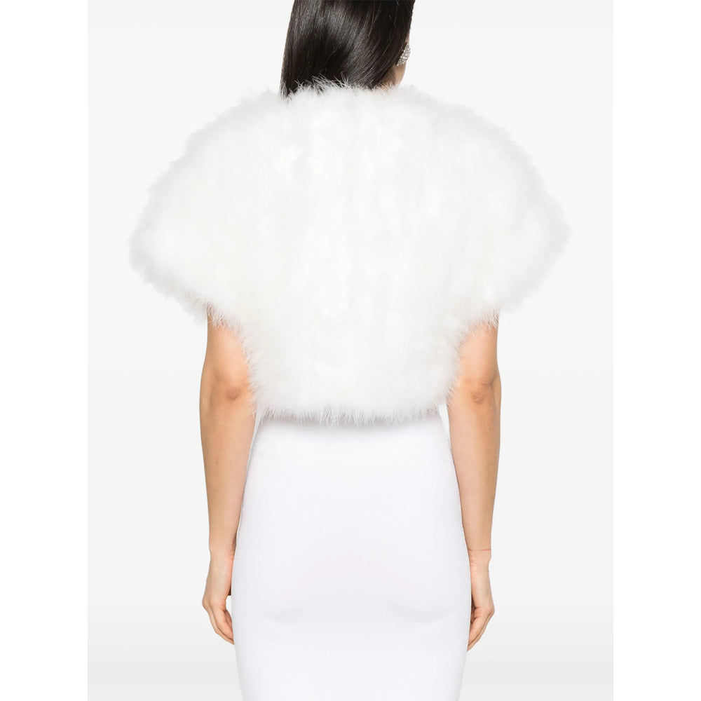 Yves Salomon Capes - White | 5b7adbb77892ef0080739716f464d454e960ceec