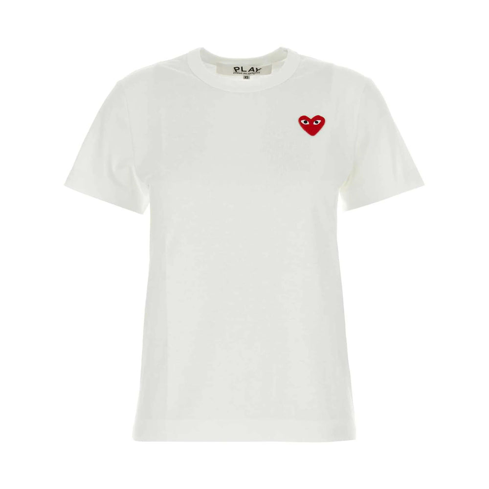 Comme Des GarÇOns Play T Shirts - White | e68a83a6232513cf30435166c57e649fd9adb534