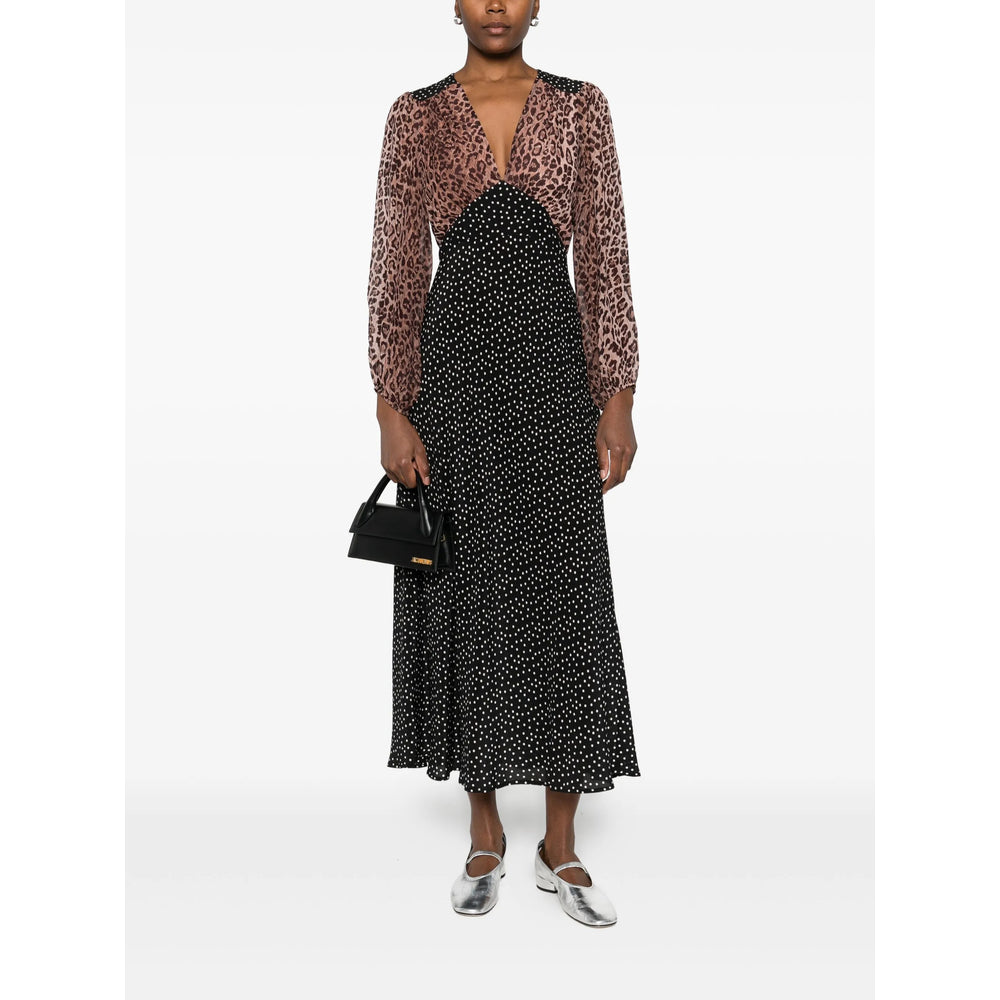 Rixo London Dresses - Brown, Black | ab41acf5fbc8bc11f9c62ecb541e0330250e6f18