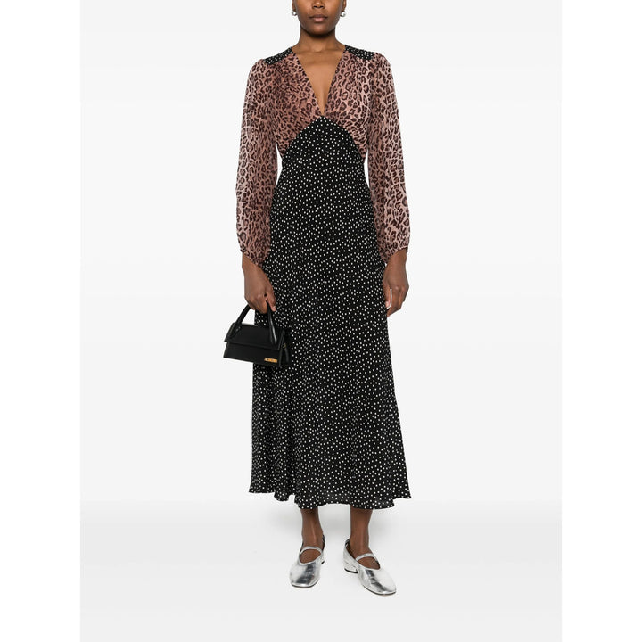 Rixo London Dresses - Brown, Black | ab41acf5fbc8bc11f9c62ecb541e0330250e6f18