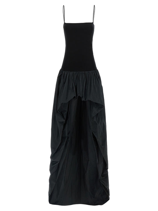 Taffeta Skirt Dress Dresses Black