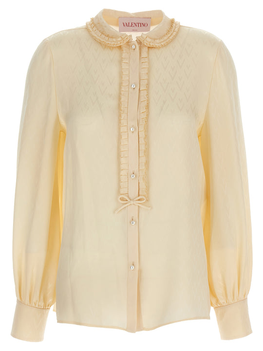 Toute La V Shirt And Blouse Beige