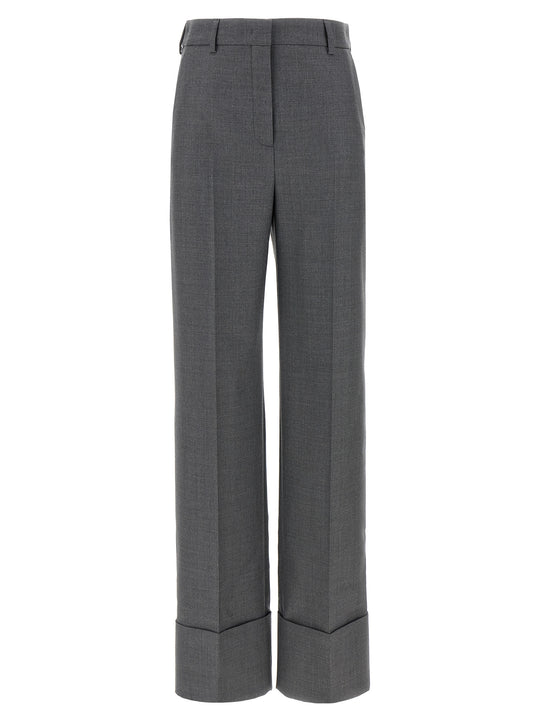 Valentino Garavani Wool Pants Gray