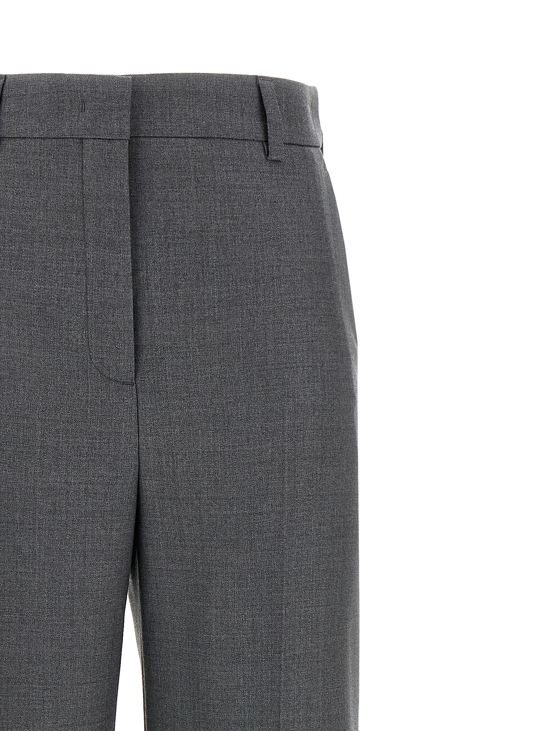 Valentino Garavani Valentino Garavani Wool Pants - Gray | fad2bb8a0fdf8e3472f3a2dd549c8534b6eb19d0