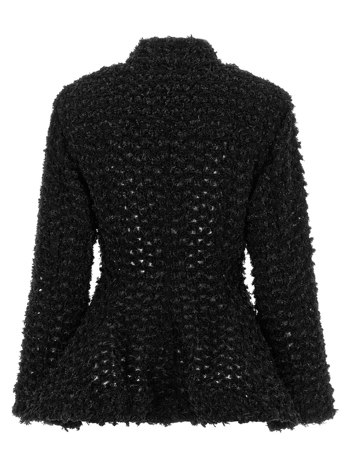 Stella Mccartney Bouclé Blazer BlazerS - Black | dcb51a9e2b7f864382626f12a3626fedf3e152bb