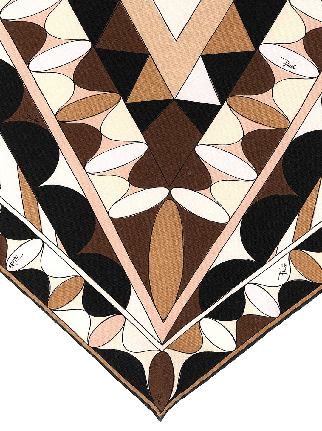Emilio Pucci Triangle Scarf Scarves and Foulards - Pink | f0f093372ac12ab6b46bc7829c75b560bbbceb81