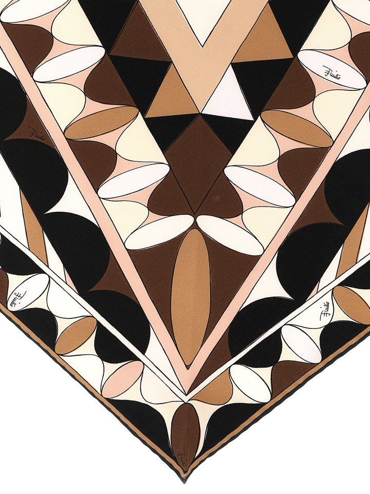 Emilio Pucci Triangle Scarf Scarves and Foulards - Pink | f0f093372ac12ab6b46bc7829c75b560bbbceb81