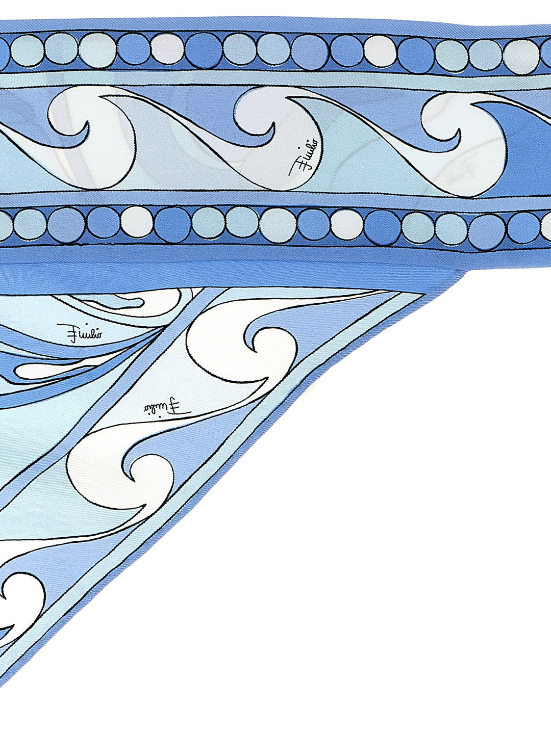 Emilio Pucci Bandeau Triangle Scarves and Foulards - Light Blue | 6112ba25a055de71841e22e75ab76f07782786a1