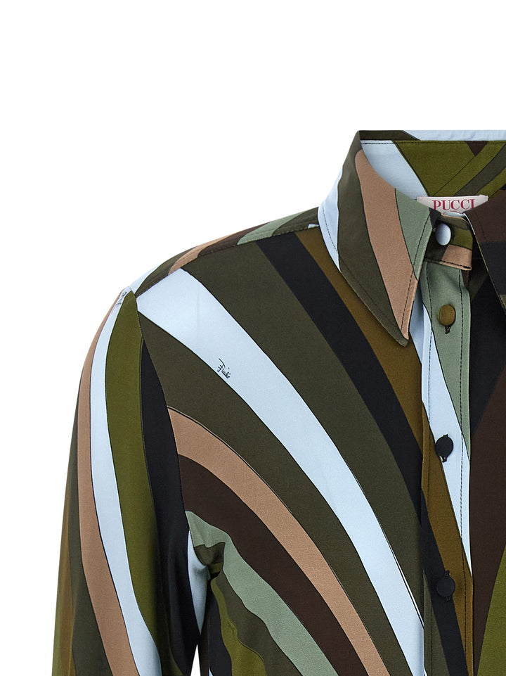 Emilio Pucci Iride Shirt and Blouse - Multicolor | 1778c5612bfa37ccc699543eb104b574932309c3