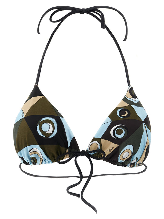 Triangle Bikini Top Beachwear Multicolor