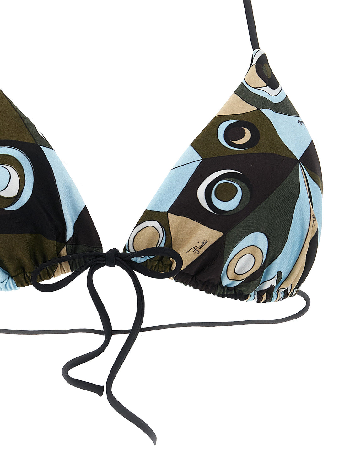 Emilio Pucci Triangle Bikini Top Beachwear - Multicolor | 2dfcd97f27e1b874209696babac97867358febfe