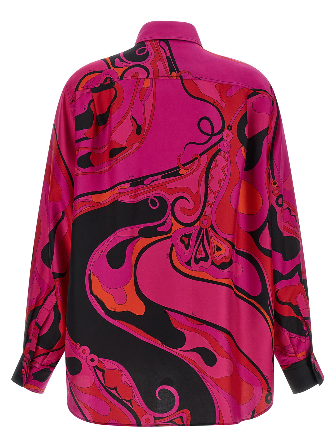Emilio Pucci Patterned Silk Shirt Shirt and Blouse - Fuchsia | fd37df769b04f62e7a16cbd2b106fcd1ae18c54c