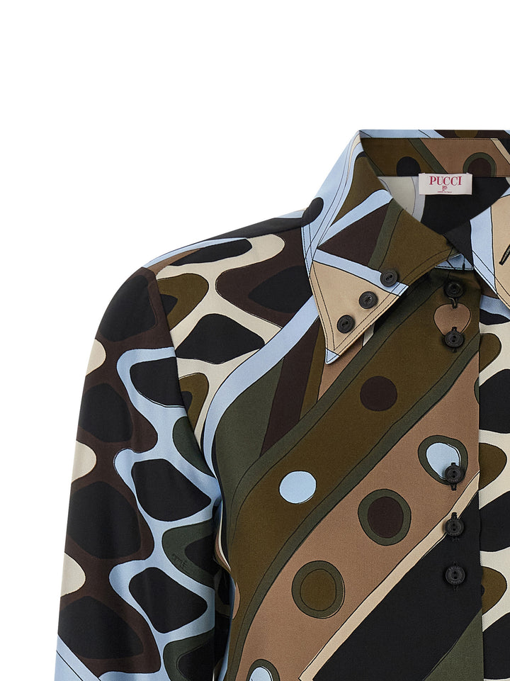 Emilio Pucci Twill Shirt Shirt and Blouse - Multicolor | 478425fb0ce9aa8418889d23fc71c78aaaa2b8cf