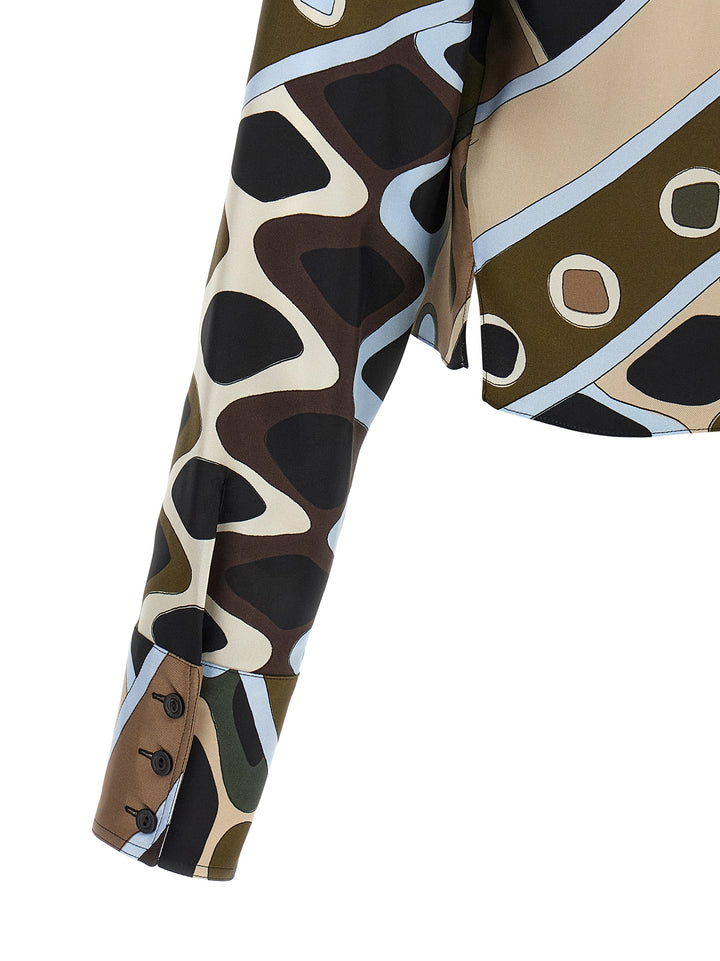 Emilio Pucci Twill Shirt Shirt and Blouse - Multicolor | aee958275a15855f1b772689b079cf496b5a5cc5