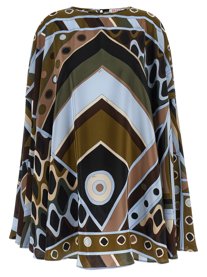 Emilio Pucci Short Kaftan Dresses - Multicolor | d4e1e0c546d0f7f8acc2f9f783bd697e32350bd8