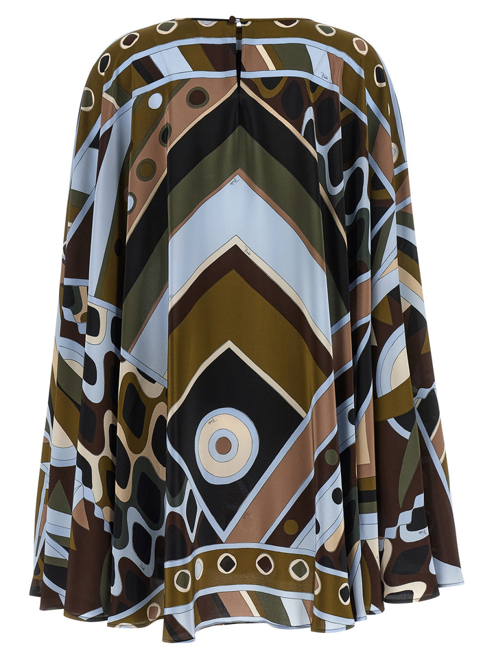 Emilio Pucci Short Kaftan Dresses - Multicolor | a22aeff9a425b5a61375e159d3f7cfed53179cda
