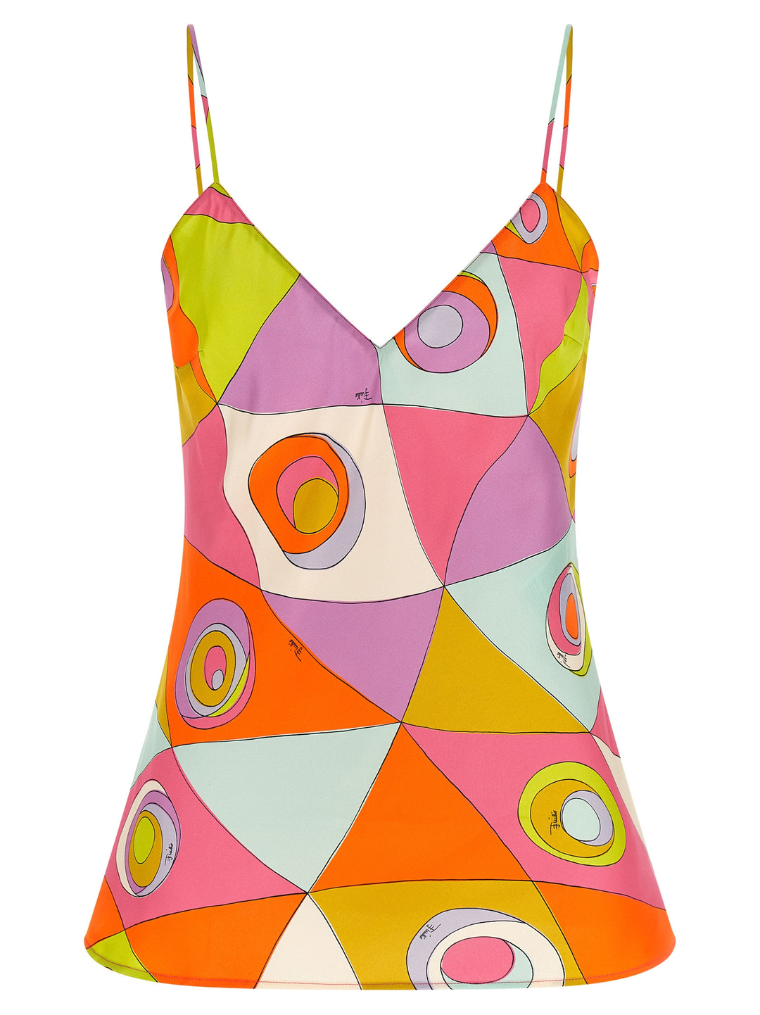 Emilio Pucci Silk Top Tops - Multicolor | bf148df2285f91f5b6765e90c84098a4e893e9c6