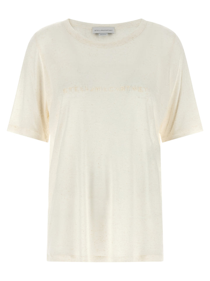 Stella Mccartney Beads Embroidery T-shirt - White | de1d22378f351baaf7cc27e5f412329c586cc3ca