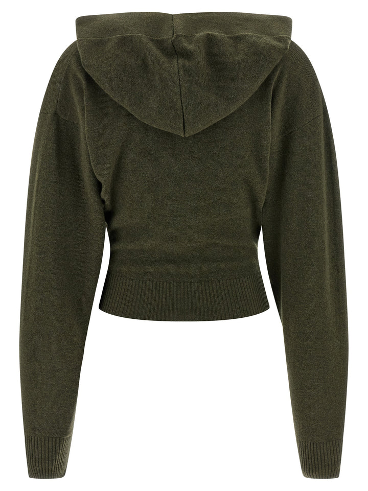 Stella Mccartney Hooded Sweater Sweaters and Cardigans - Green | 6569ffef679d5d144e4df618c380726b86e701b4