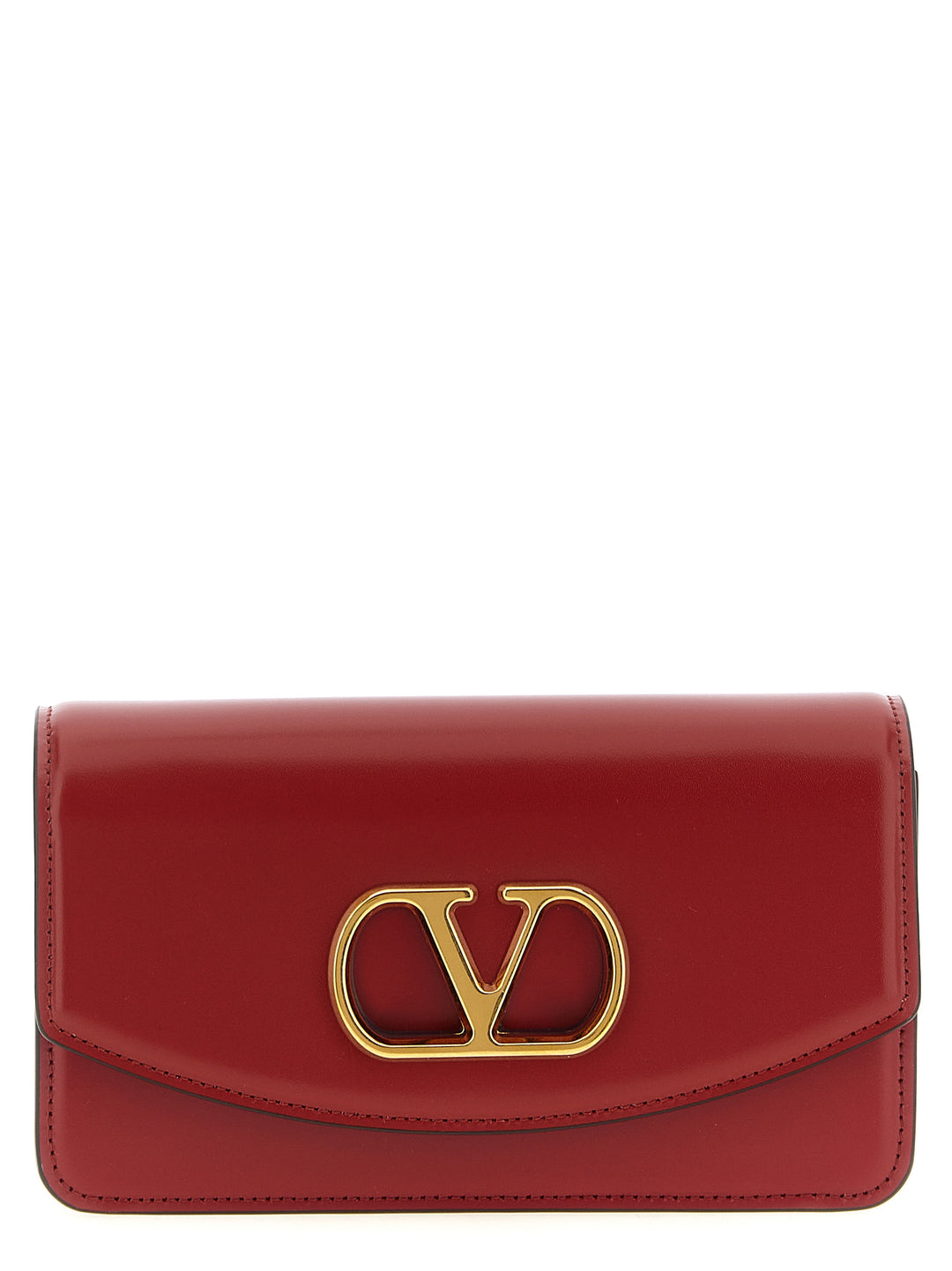 Valentino Garavani Vain Clutch - Red | 644ec523310dc08d58abbf4d90af8d38a519b3a4