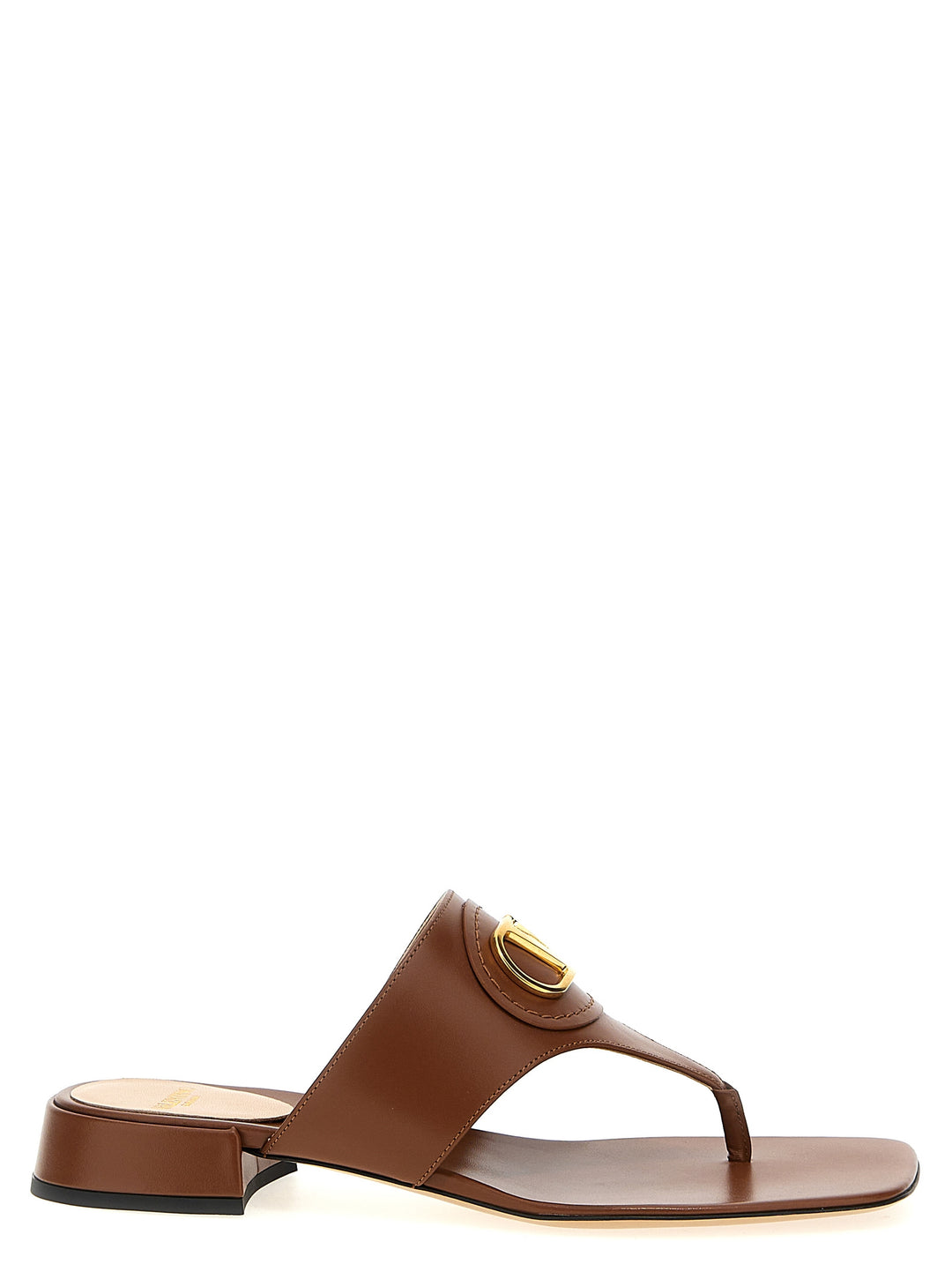 Valentino Garavani Valentino Garavani Vlogo Signature Sandals - Brown | 2a6af13d531081f6d783d560cfcba05ea44f13cc