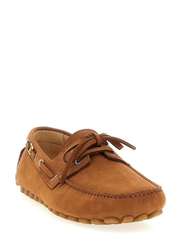 Valentino Garavani Driver Fastaway Loafers - Brown | bcfcb8d586613e84134d9f807eeda365205b2ea5