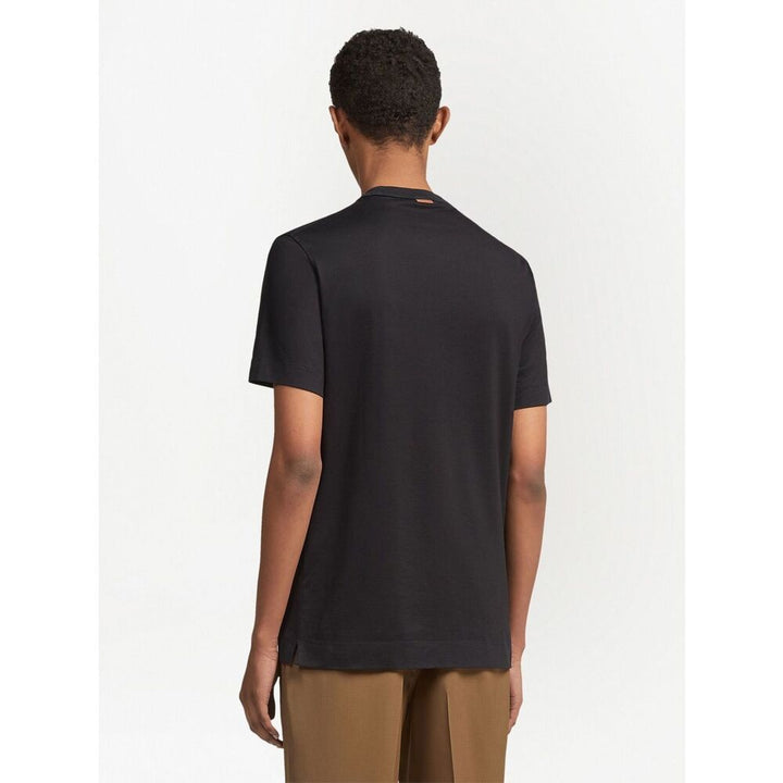 Zegna T Shirts - Black | 418b92d6100f911d12550e89e0dc8f71c87224fc