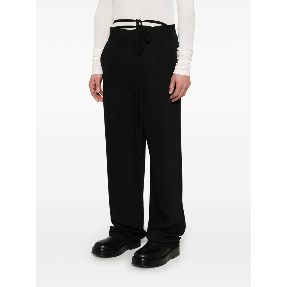 Ann Demeulemeester Pants - Black | cbb639f29bbd7a7854711f30c3b46a457d547c35