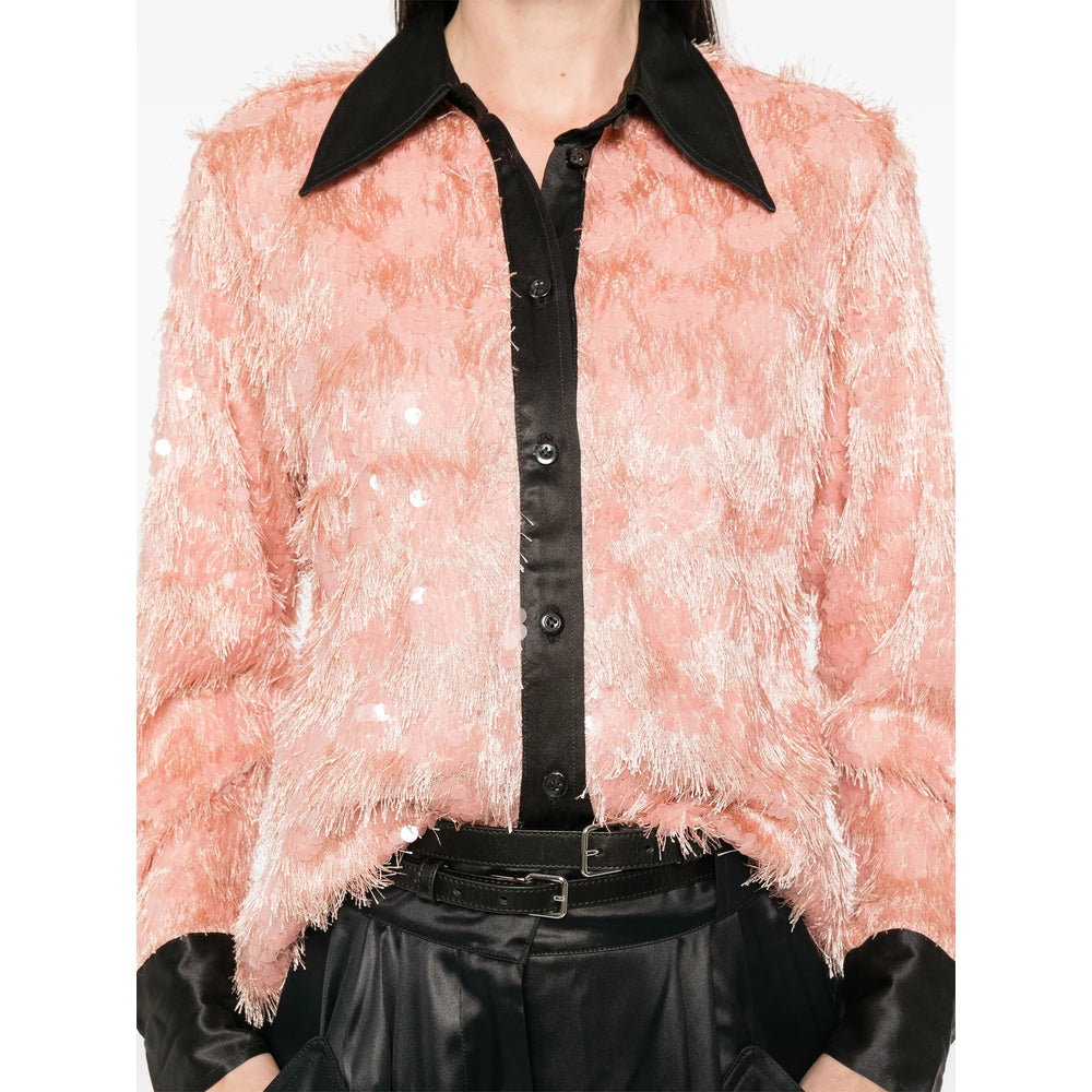 Niccolò Pasqualetti Shirts - Pink, Black | 6c530ef92ec9a052ca9935e8521c8d4b8ea106f2