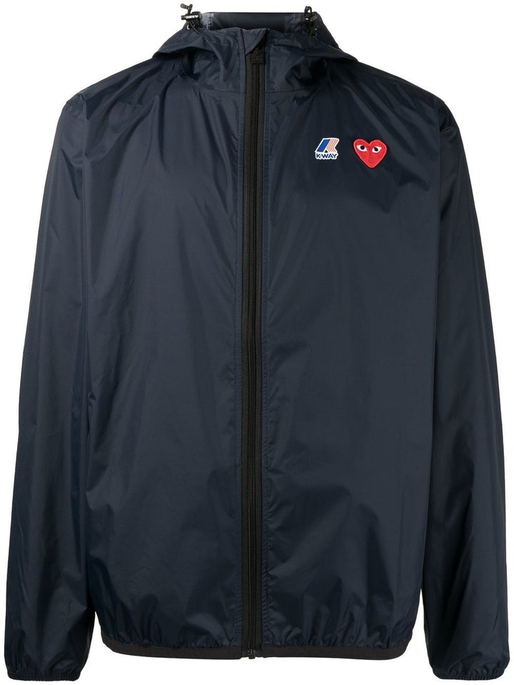 Comme Des GarÇOns Play Sport jackets & wind breakers - Blue | f42f4b78ff0571eddcc0aade8bf5d374d5b48a8e