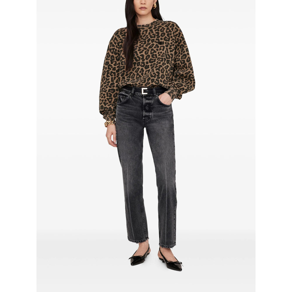 Anine Bing Sweatshirts - Brown, Black | 1a7cf4807858bdc949fe6fea82f97d3022fbbe2f